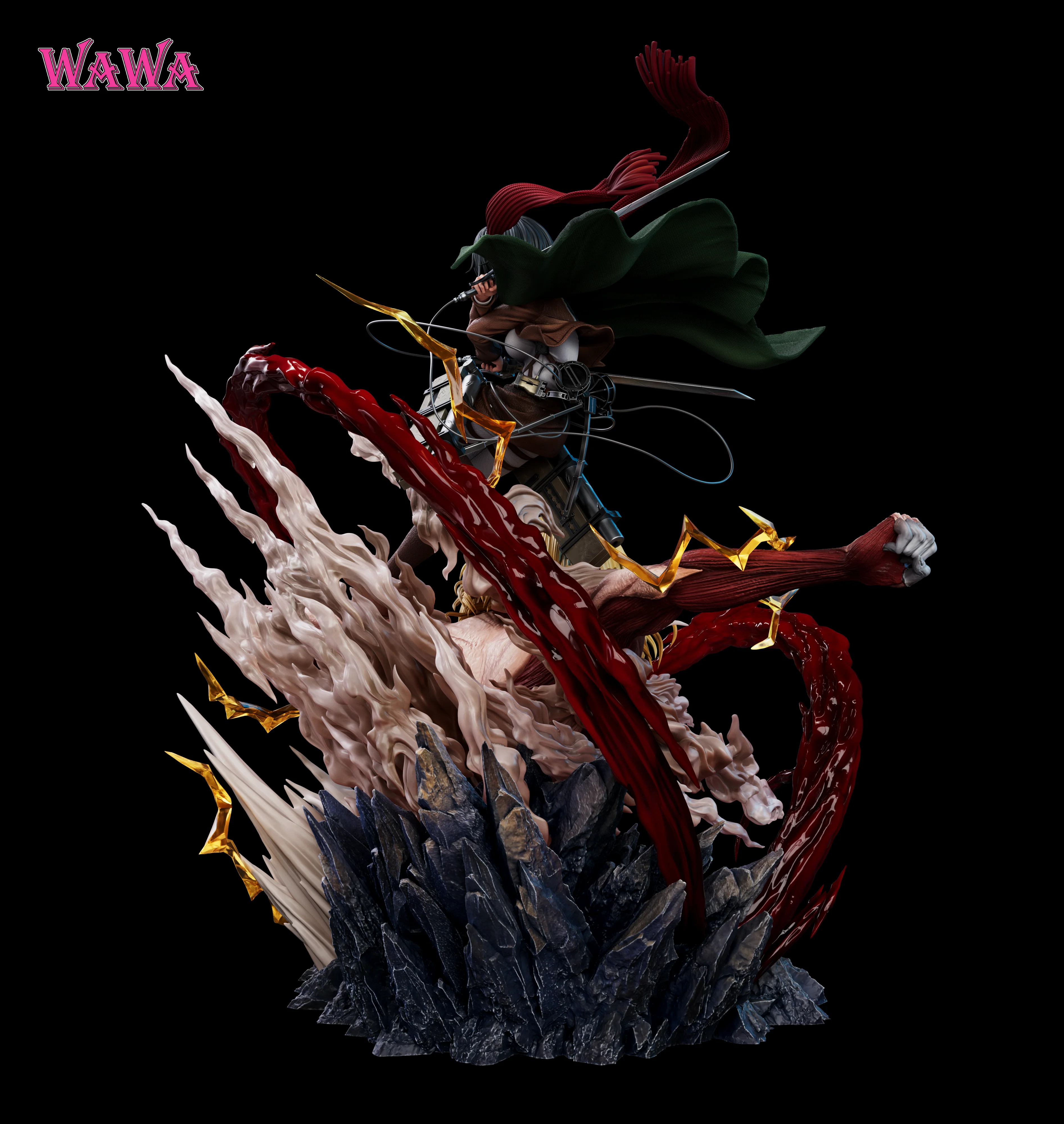 WAWA - Mikasa vs Female Titan - Image 10