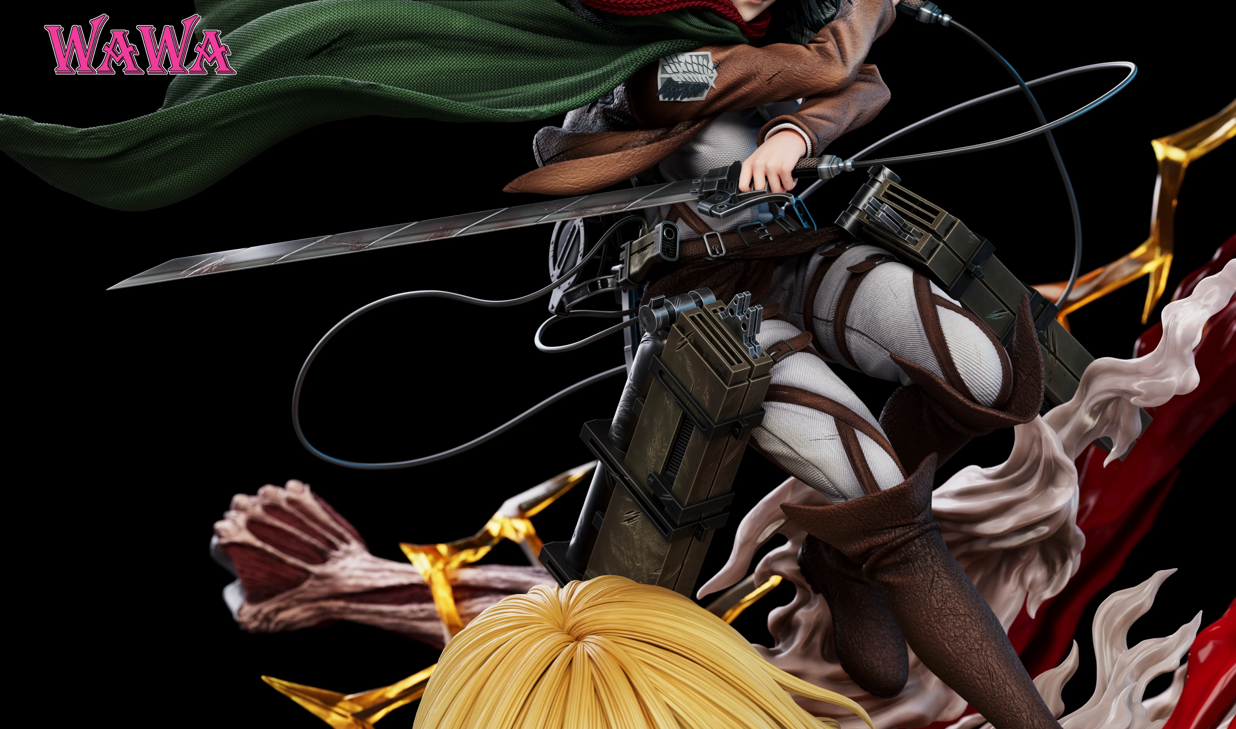 WAWA - Mikasa vs Female Titan - Image 11