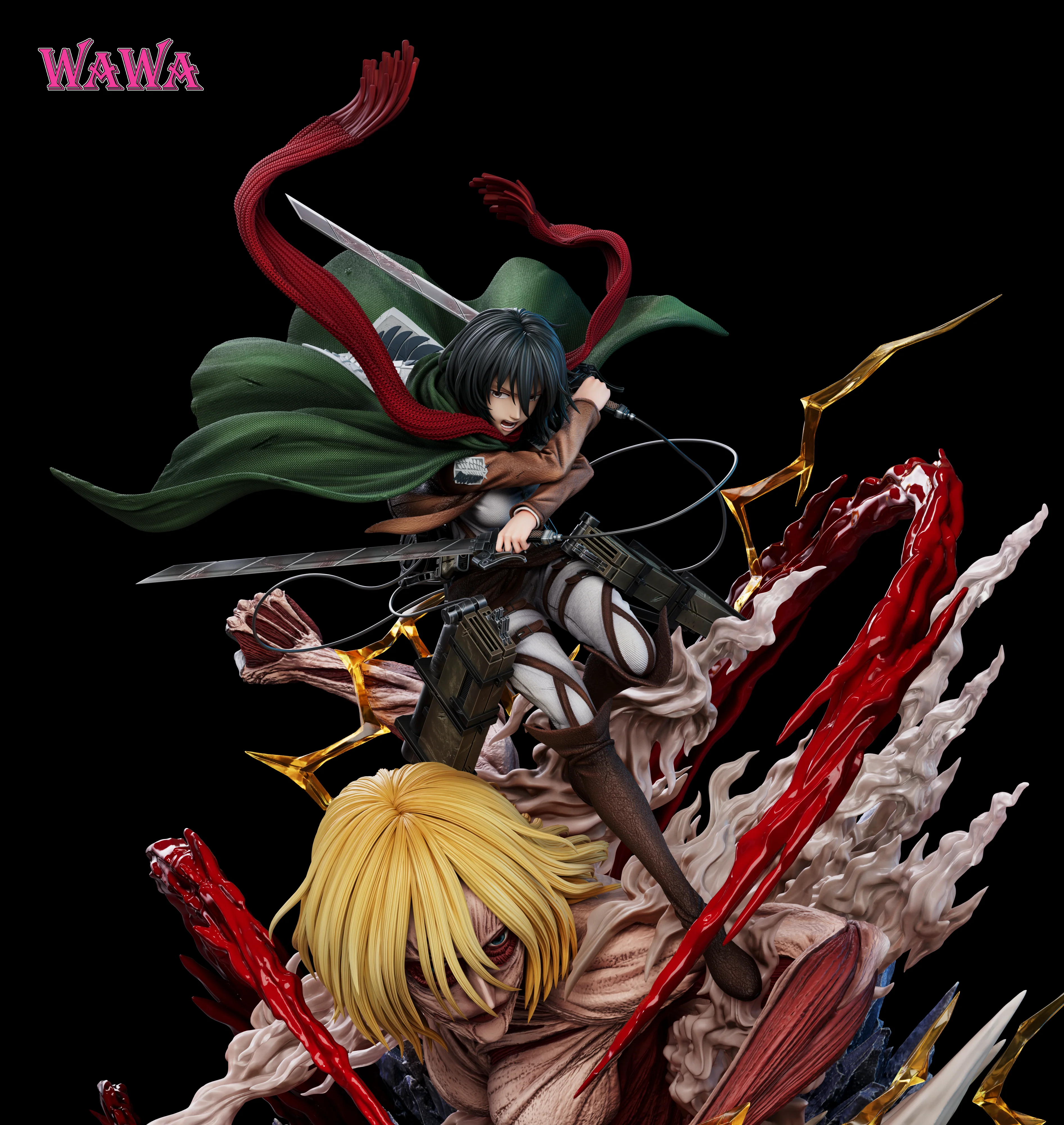 WAWA - Mikasa vs Female Titan - Image 7