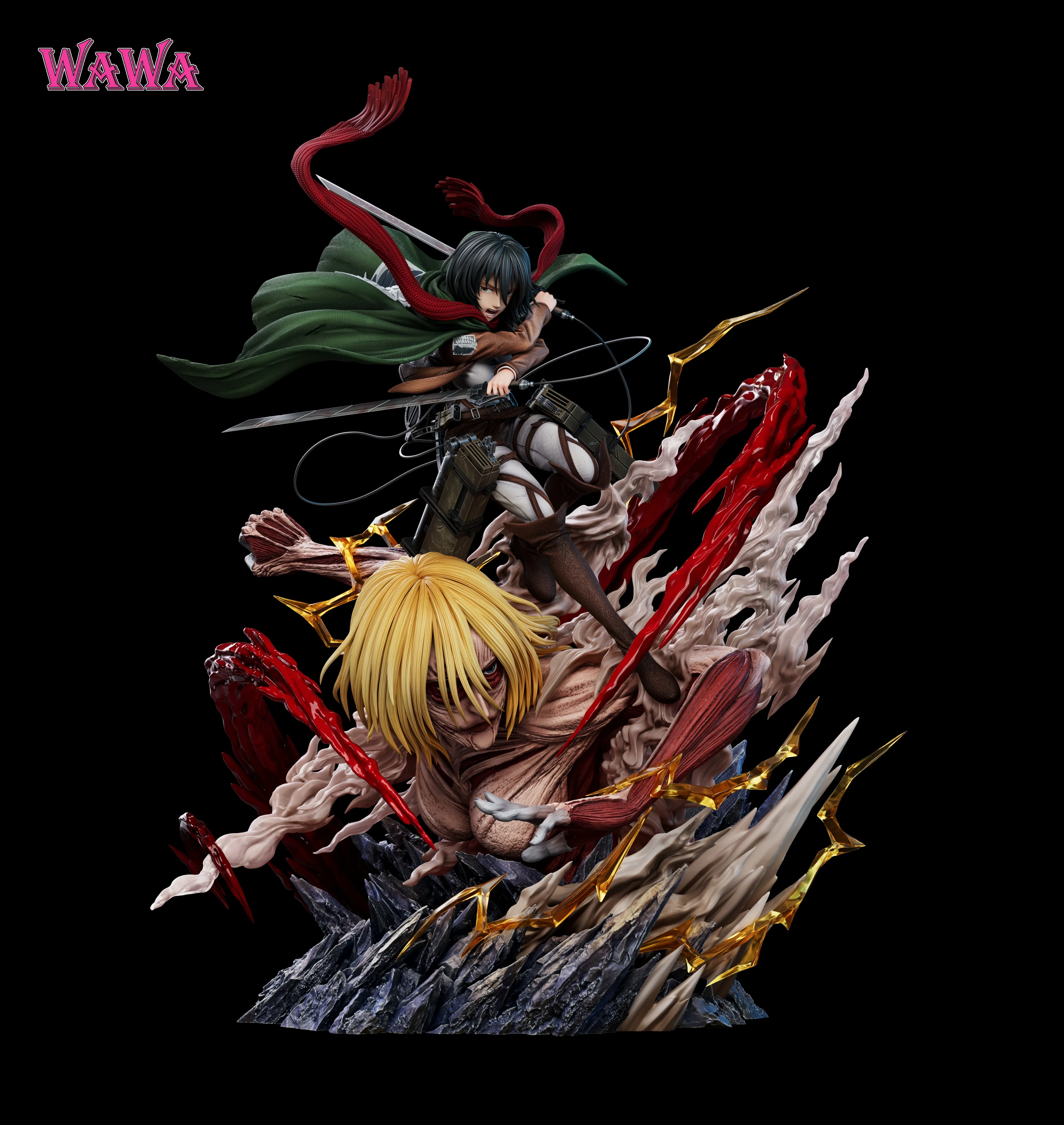 WAWA - Mikasa vs Female Titan - Image 8